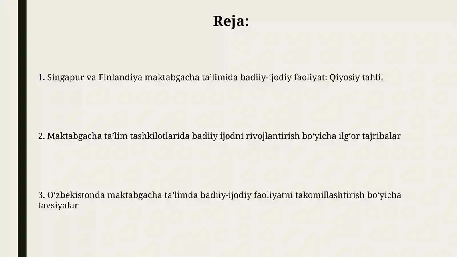 Maktabgacha ta'limda badiiy-ijodiy faoliyatlar 2