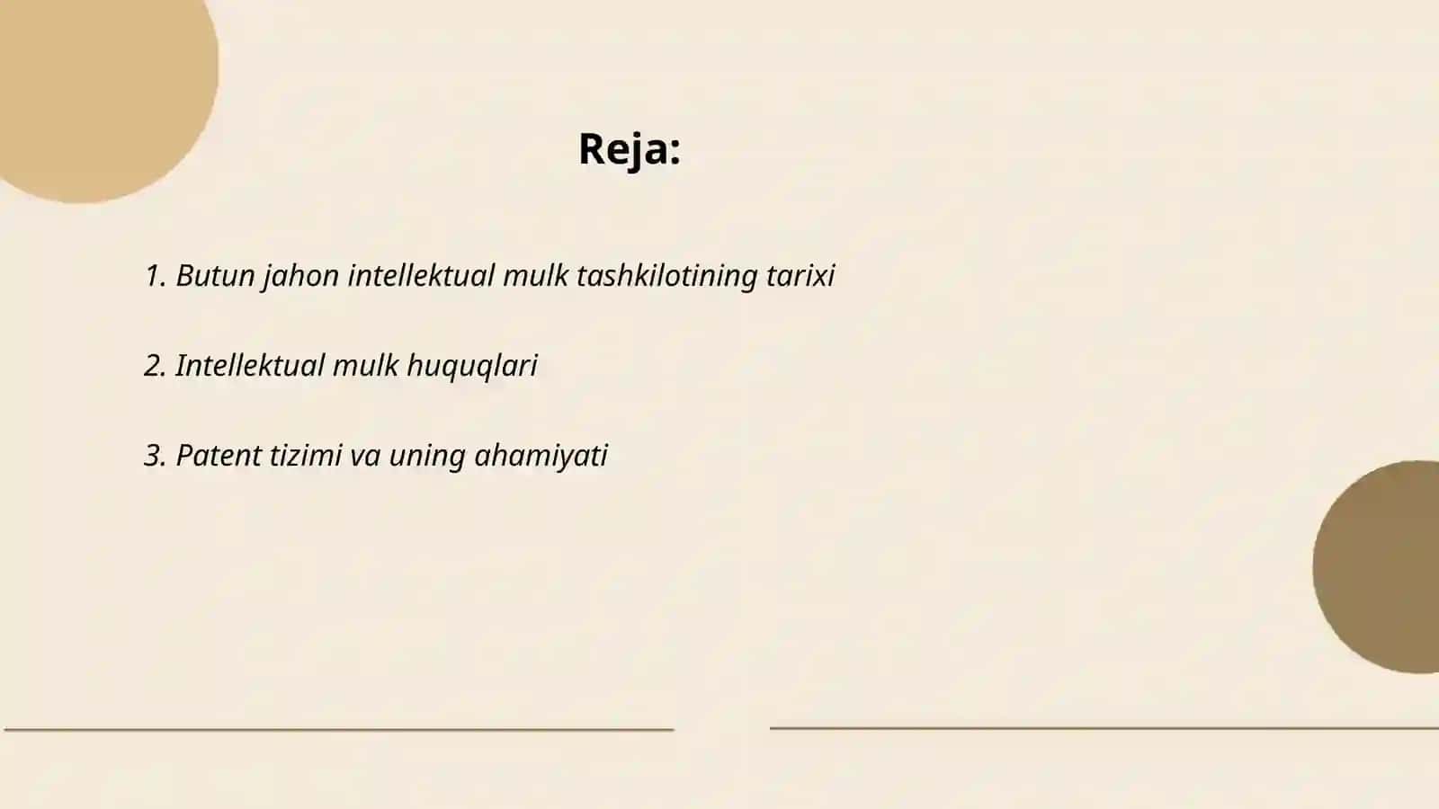 Butunjahon Intellektual Mulk Tashkiloti 2