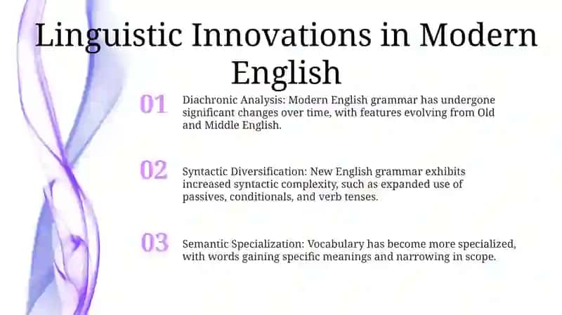 The Specific Features Of New English Grammar 2