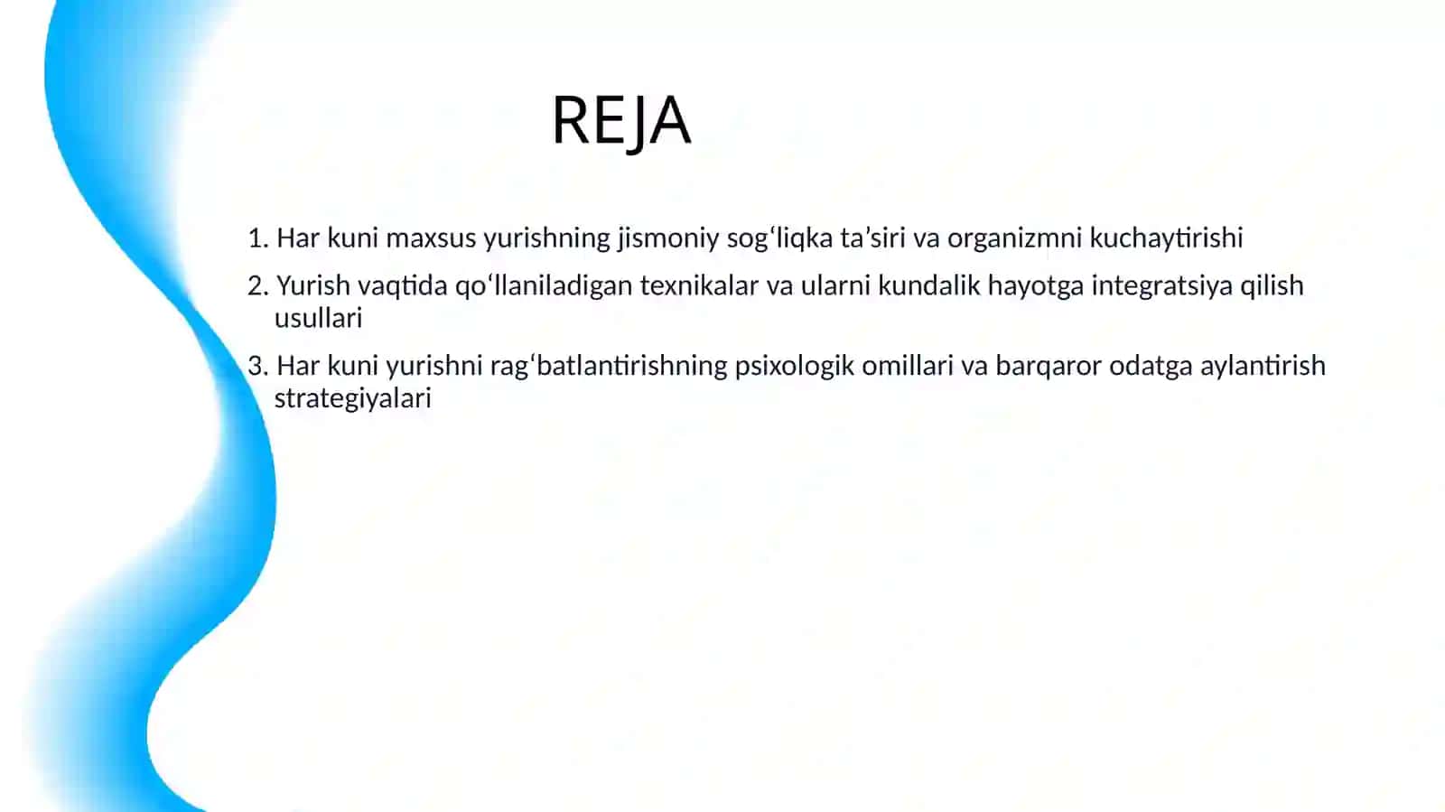 HAR KUNI MAXSUS YURISH 2