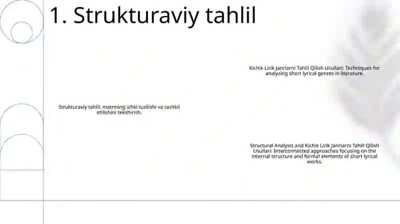 Kichik Lirik Janrlarni Tahlil Qilish Usullari 2