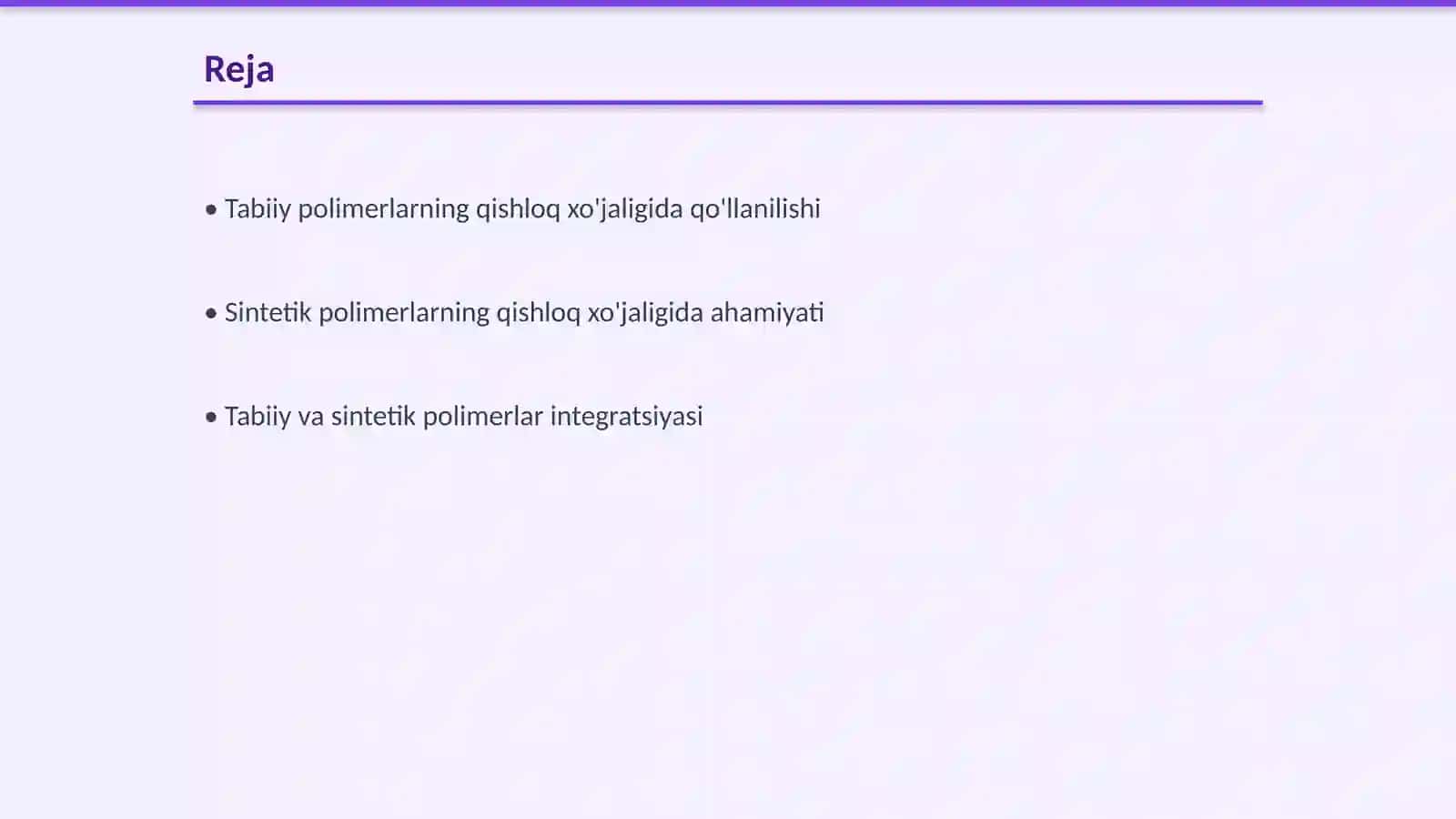 Tabiiy va sintetik polimerlar asosida qishloq xójaligi muhim yangi preparatlar ishlab chiqarish 2