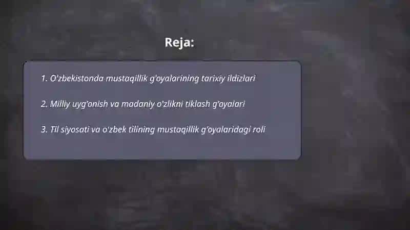 O'zbekistonda mustaqillik g'oyalari 2
