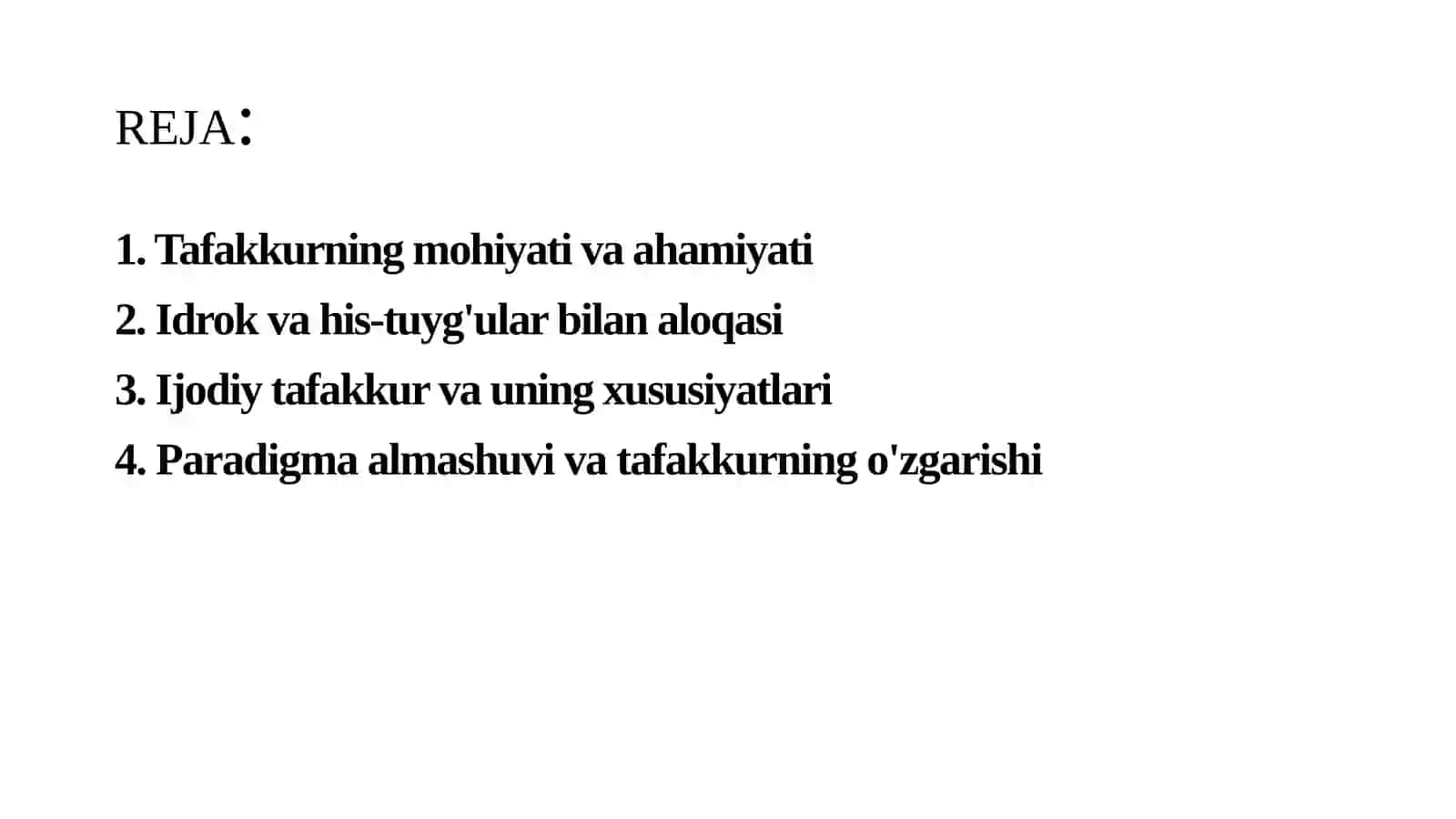 Tafakkur va uning turlari 2