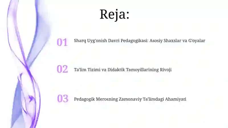 Sharq Uyg'onish Davri Pedagogikasi: Asosiy Shaxslar va G'oyalar 2
