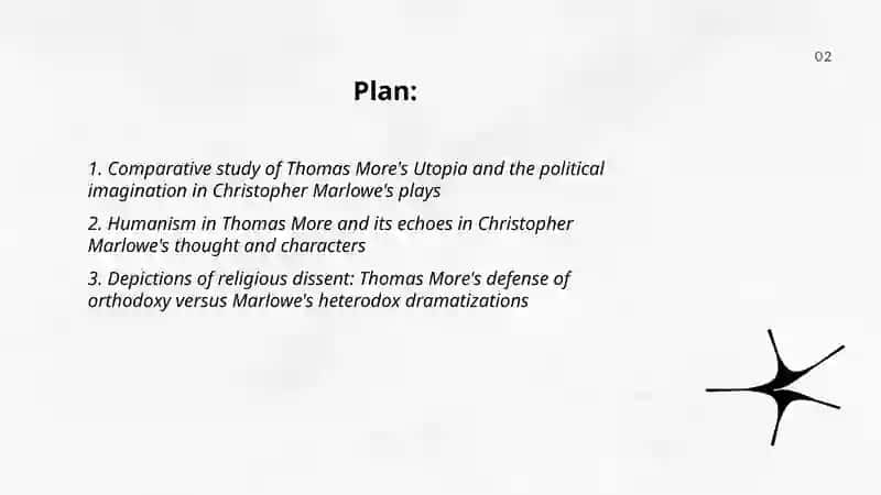 Thomas More (1478-1535) va Christopher Marlowe (1564-1593) ta'lim shakli va Jasorat 2