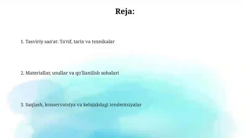 Tasviriy san'at 2