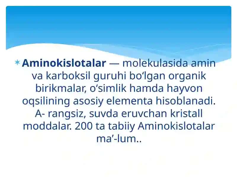 ALOHIDA AMINO KISLOTALAR ALMASHINUVI VA NASLIY BUZILISHLAR 2