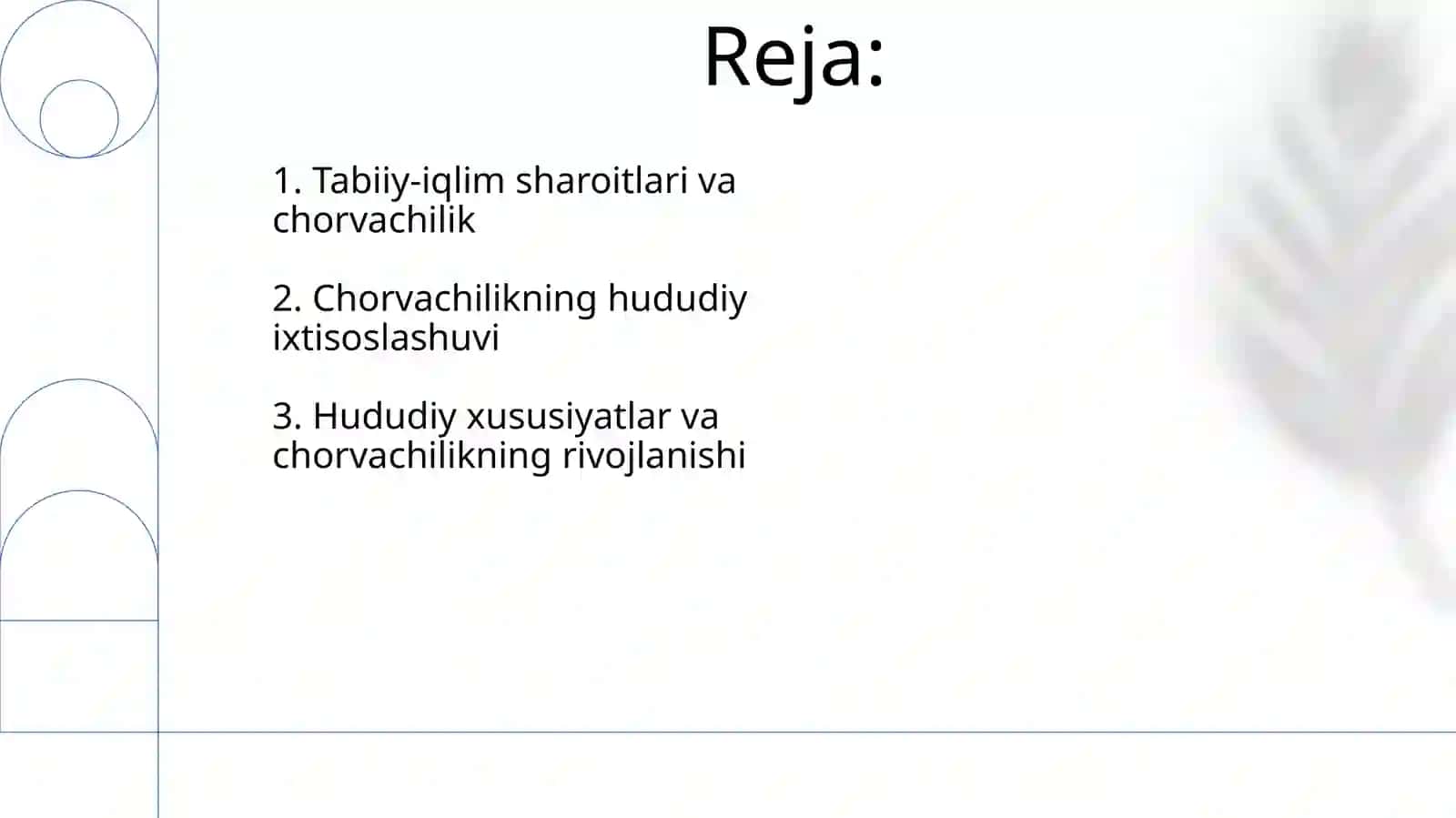 Chorvachilik tarmoqlari rivojlanishidagi mintaqaviy xususiyatlar 2