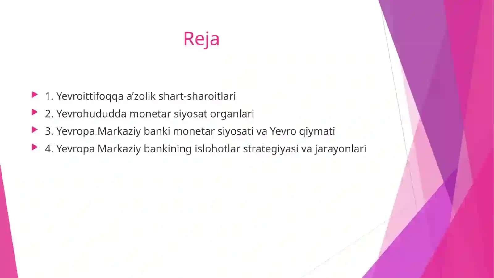 Yevropa Ittifoqi monetar siyosati 2