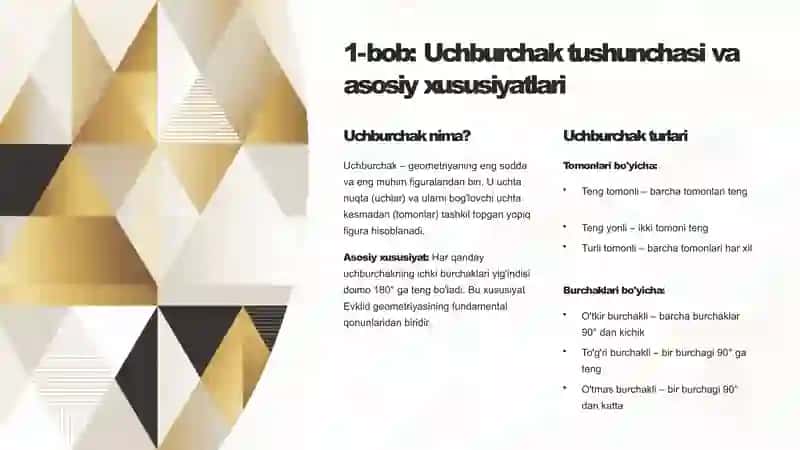 Uchburchak yuzini burchak sinusi yordamida hisoblash 2