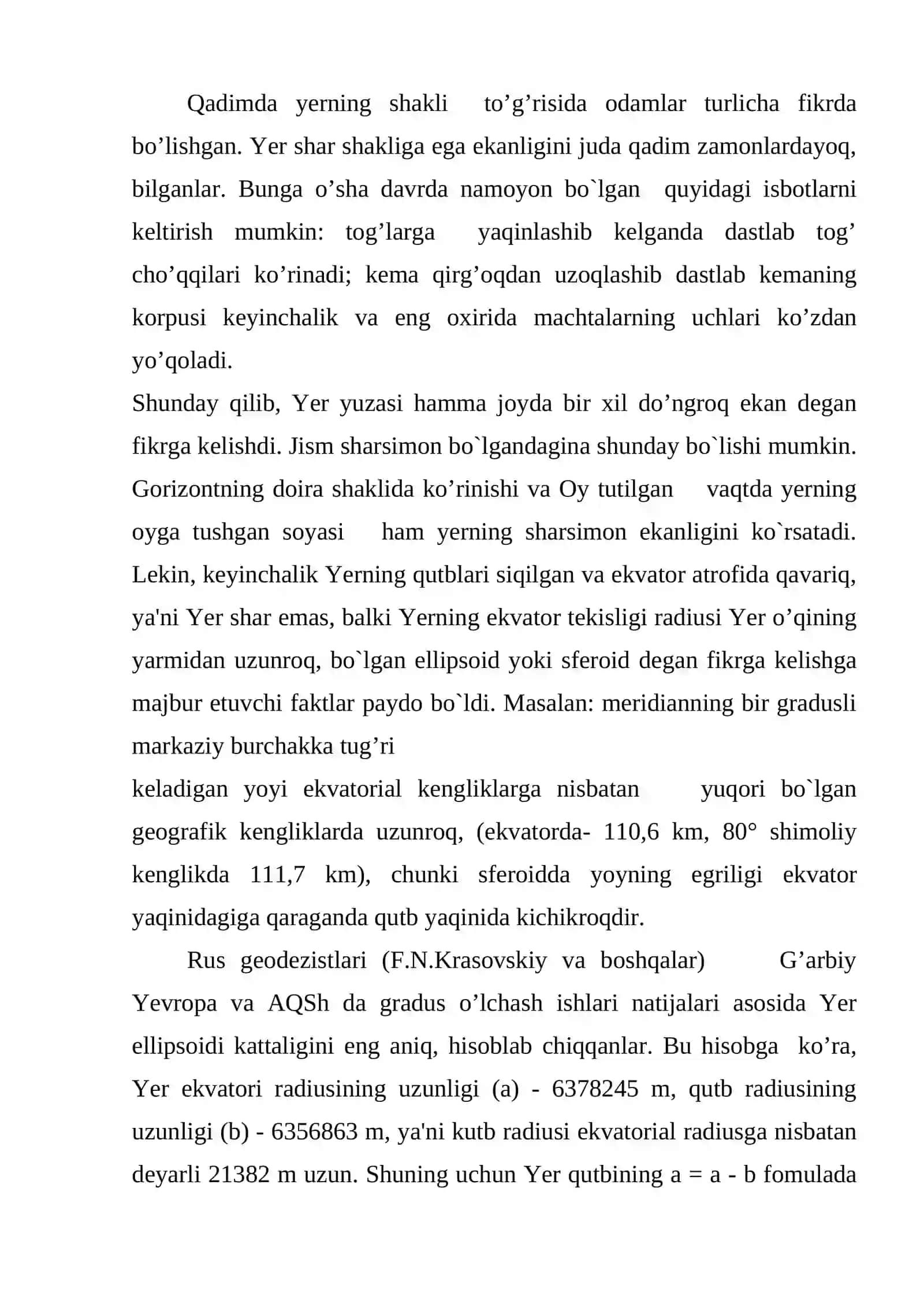 Yerning tuzilishi va taraqqiyoti 2