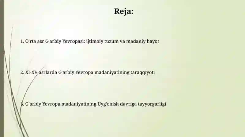 XIX-XX asrlarda gʻarbiy Yevropa madaniyati 2