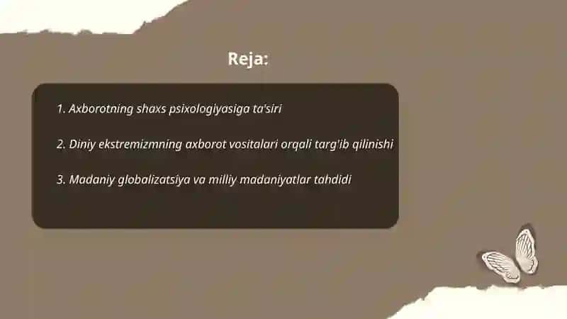 Axborotning shaxs psixologiyasiga ta'siri 2