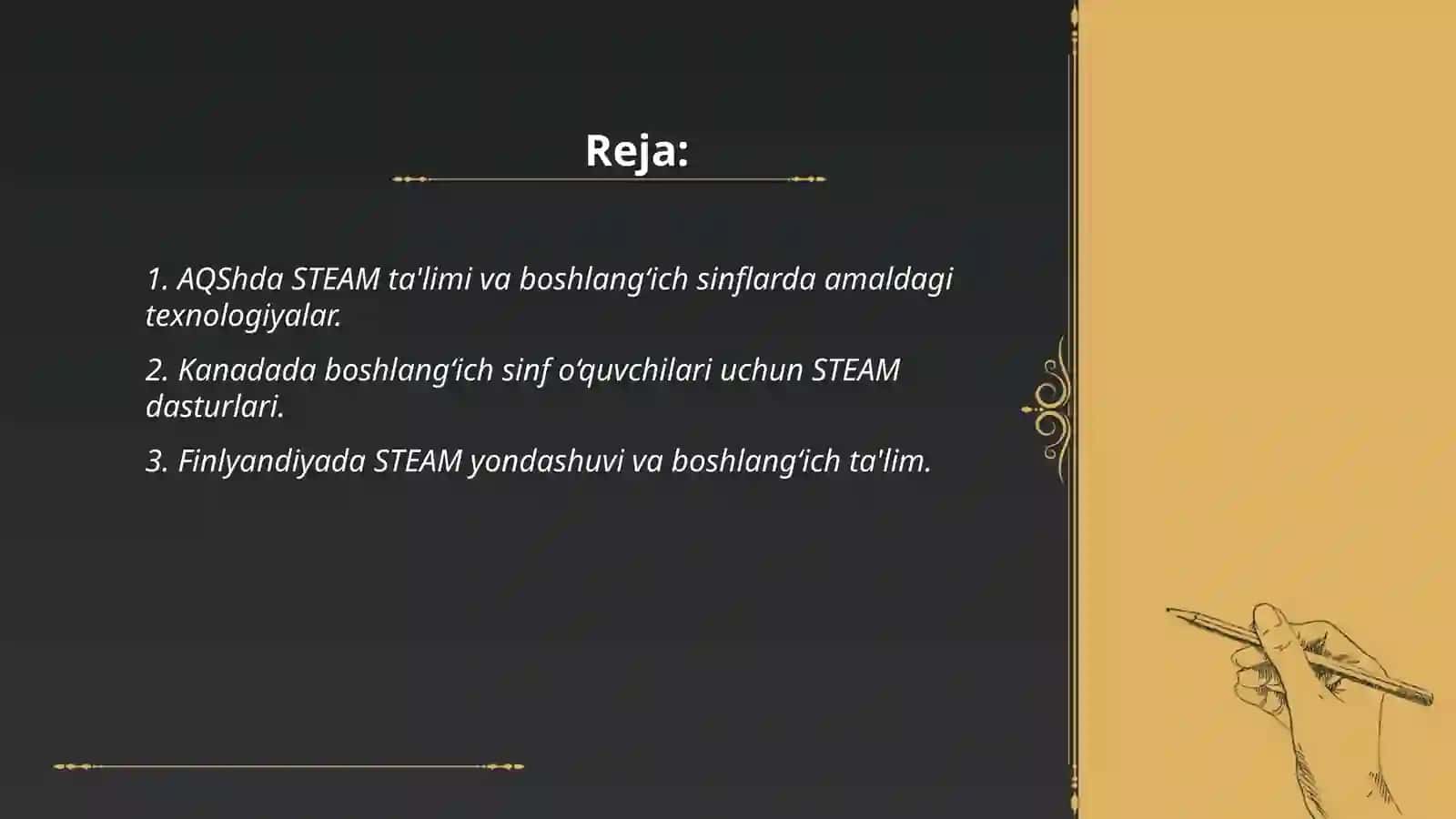 Boshlang‘ich sinflarda STEAM texnologiyasi asosida tashkil etishda xorijiy davlatlar tajribasi 2