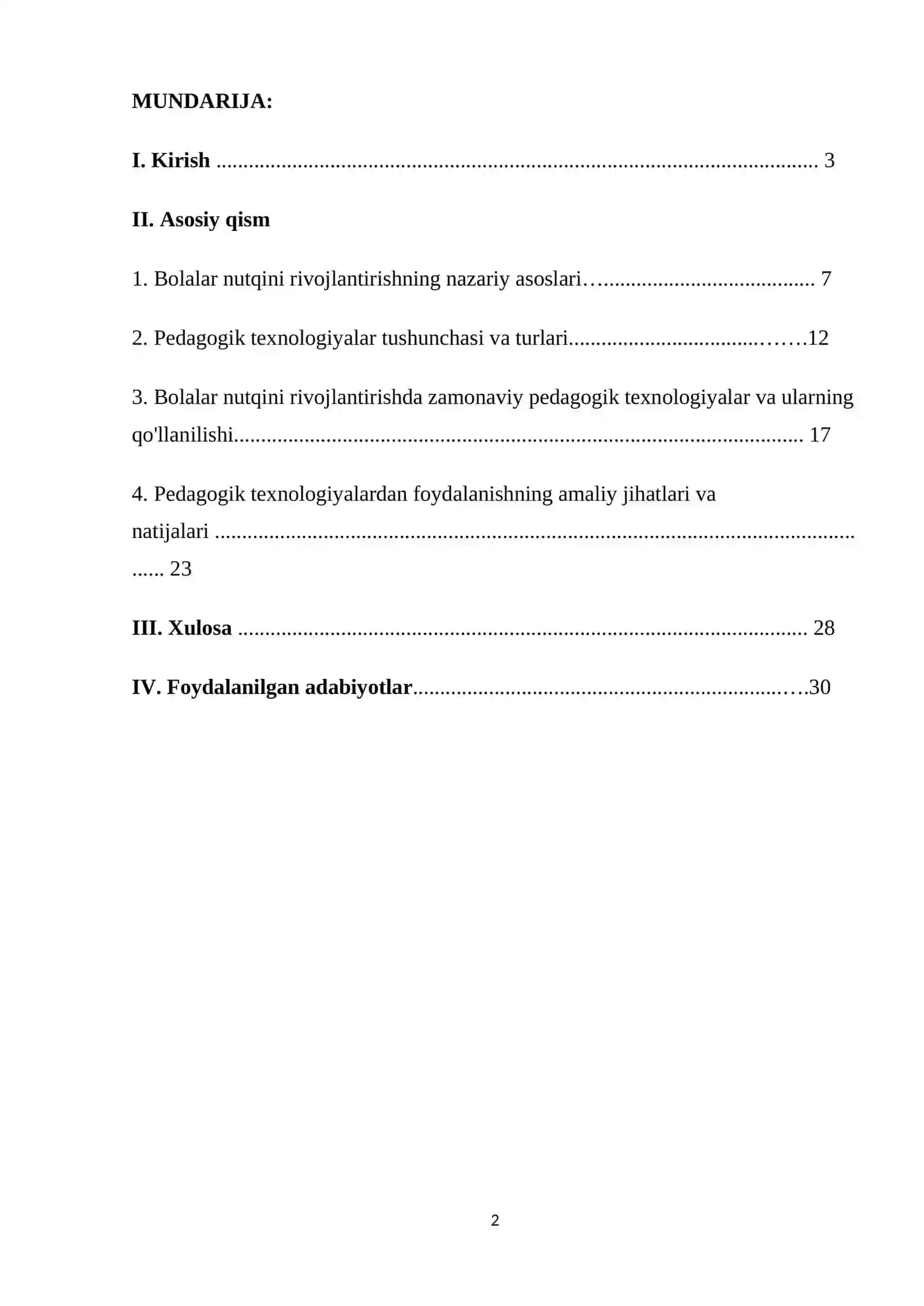 MAKTABGACHA YOSHDAGI BOLALAR NUTQINI RIVOJLANTIRISHDA ZAMONAVIY PEDAGOGIK TEXNOLOGIYALARDAN FOYDALANISH 2