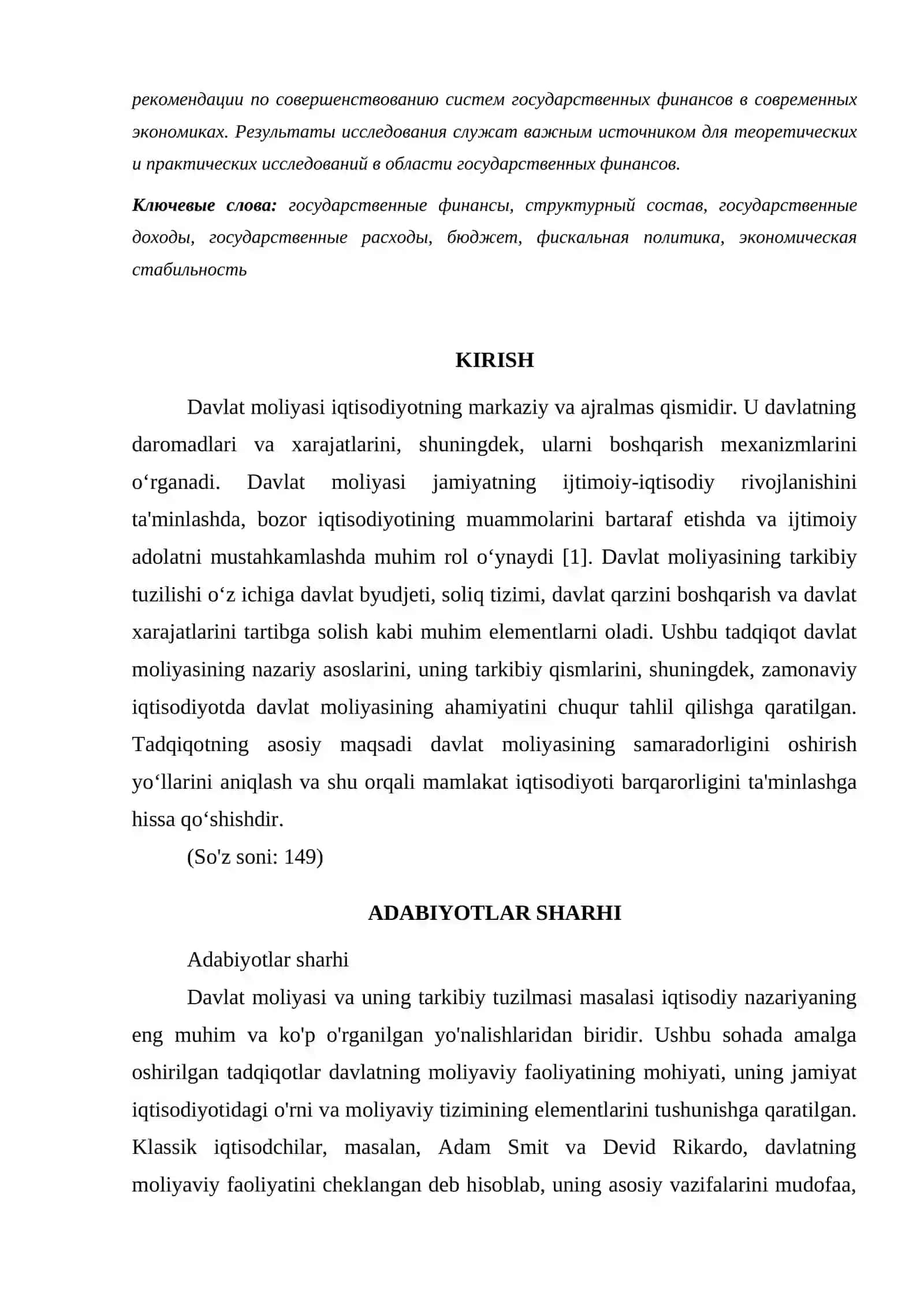 DAVLAT MOLIYASI VA UNING TARKIBIY TUZILISHI 2
