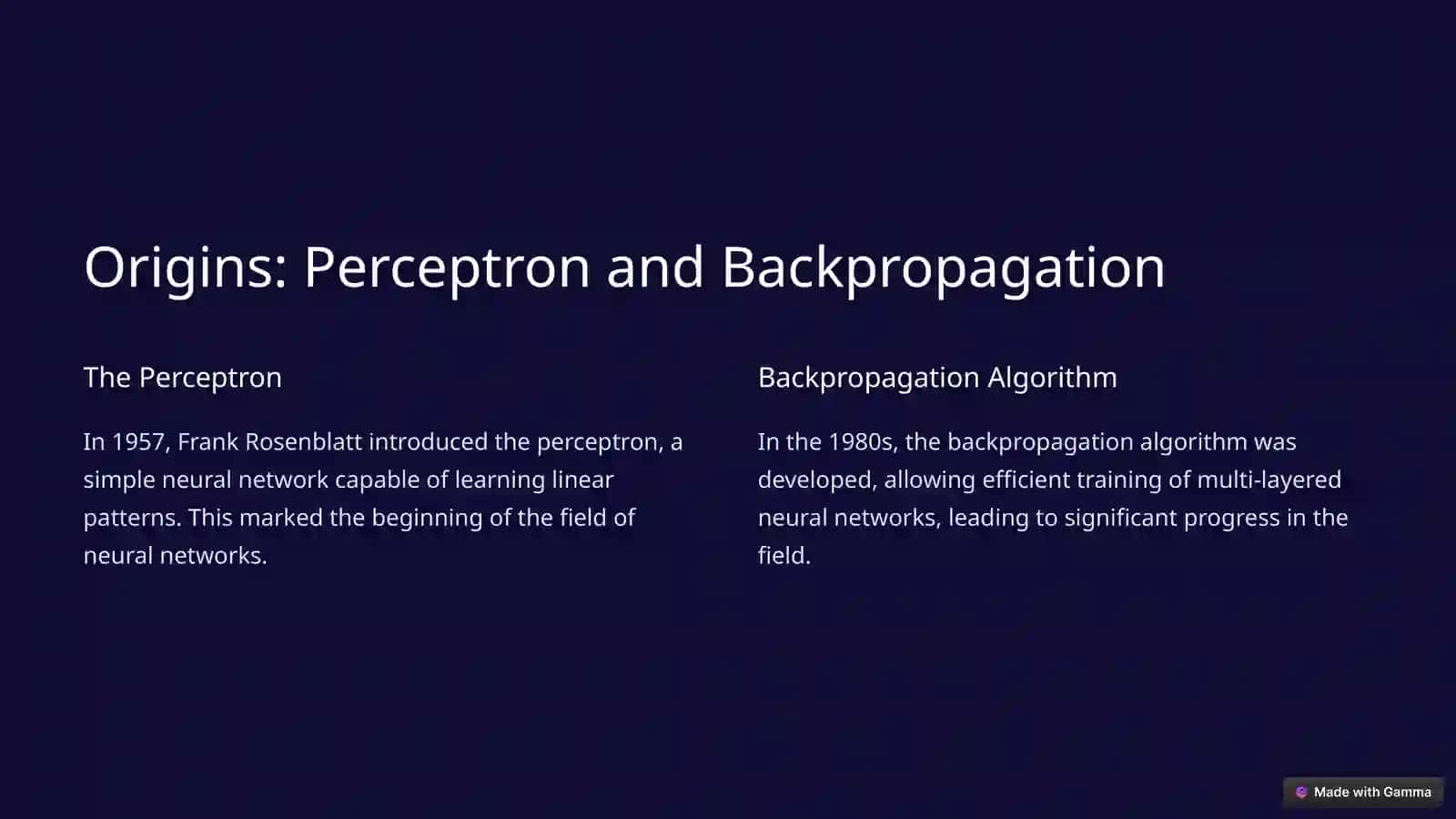 A Journey Through Deep Learning 2