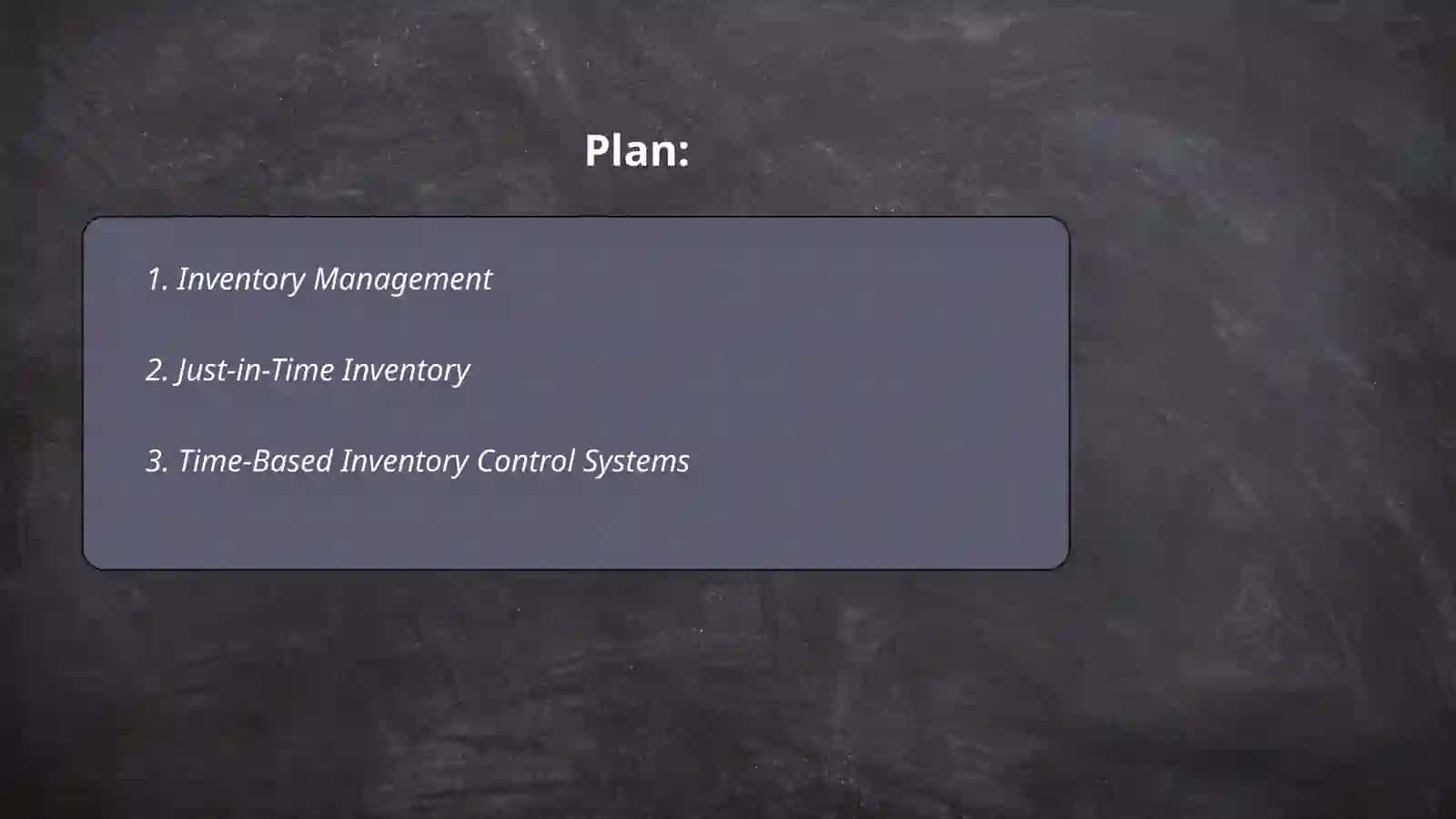 Inventory Management 2