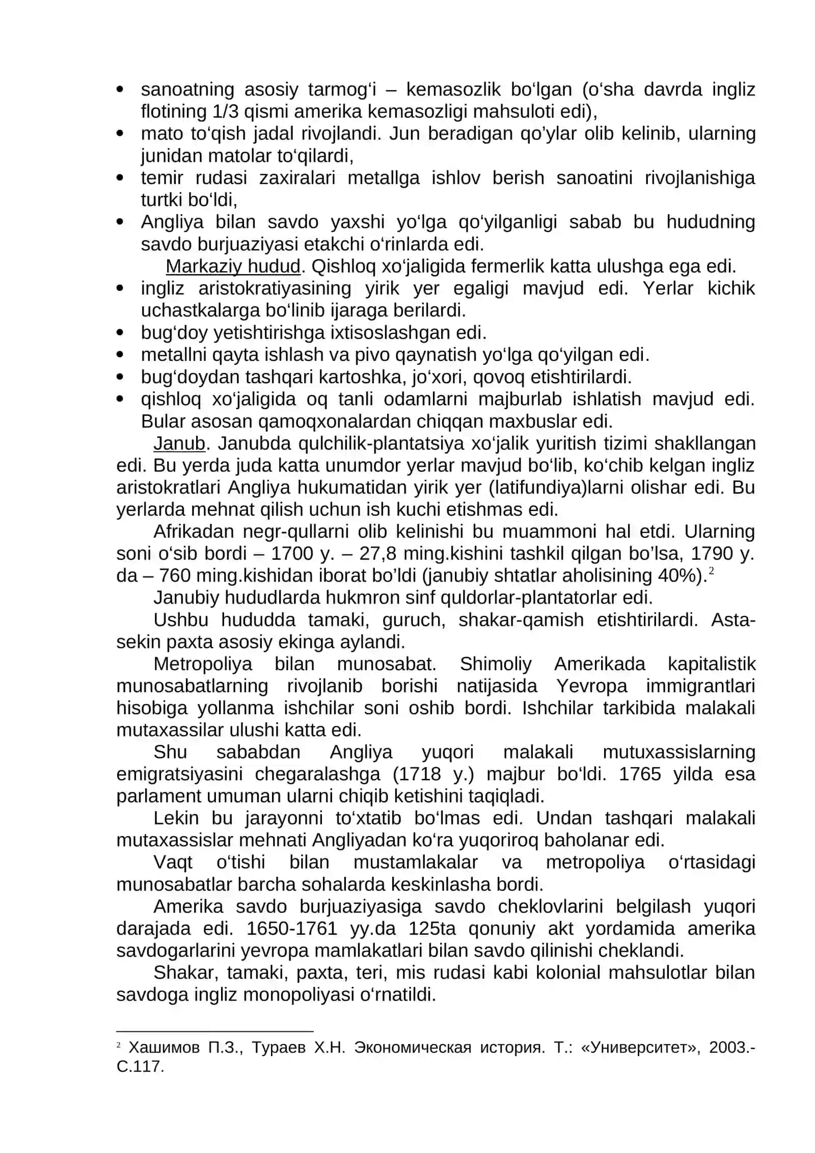 Mavzu. Mustaqillik uchun kurash. AQShning tashkil topishi 2