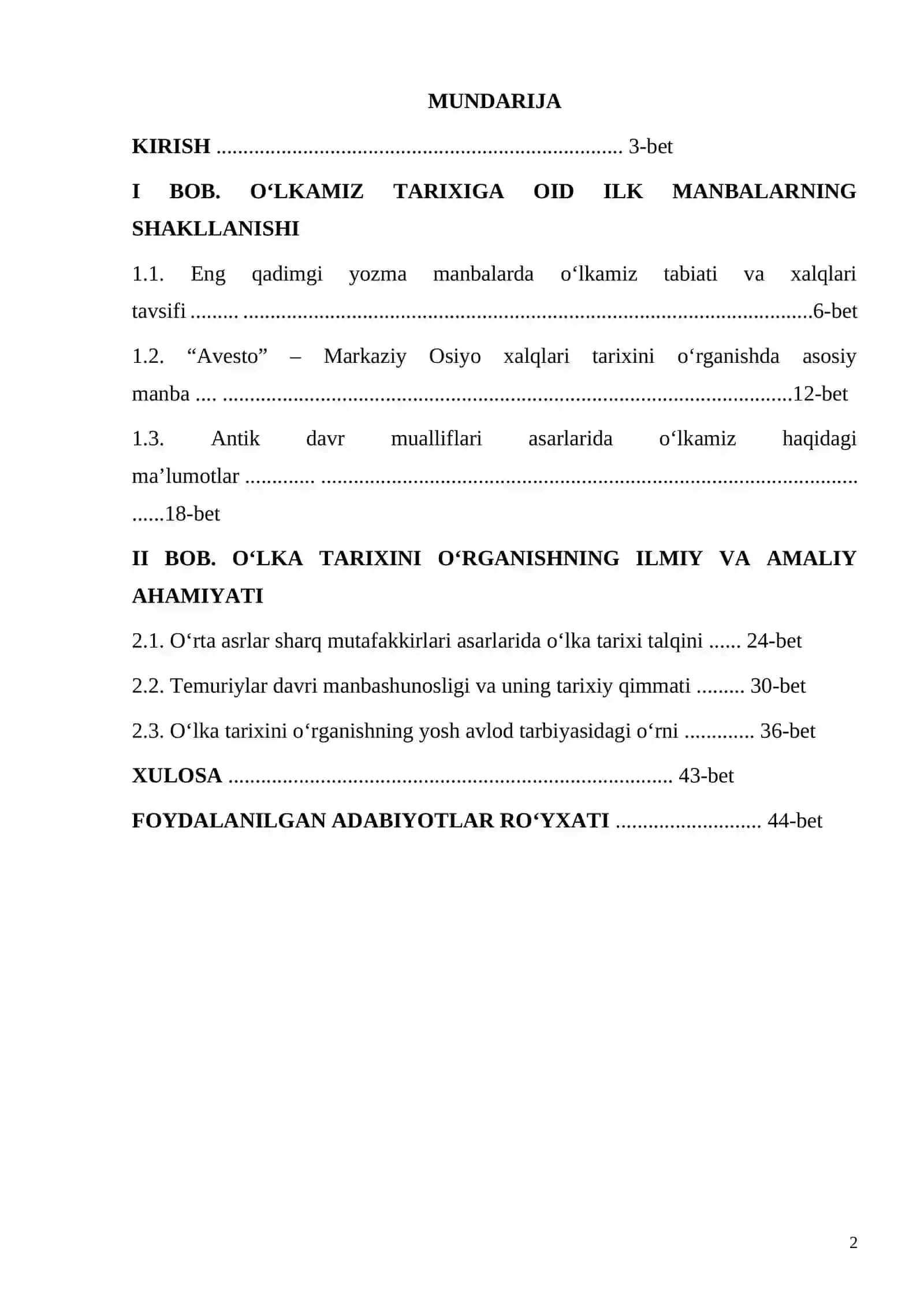 O‘LKAMIZ HAQIDAGI DASTLABKI MA’LUMOTLARNING PAYDO BO‘LISHI VA O‘LKA TARIXINI O‘RGANISHDAGI AHAMIYATI 2