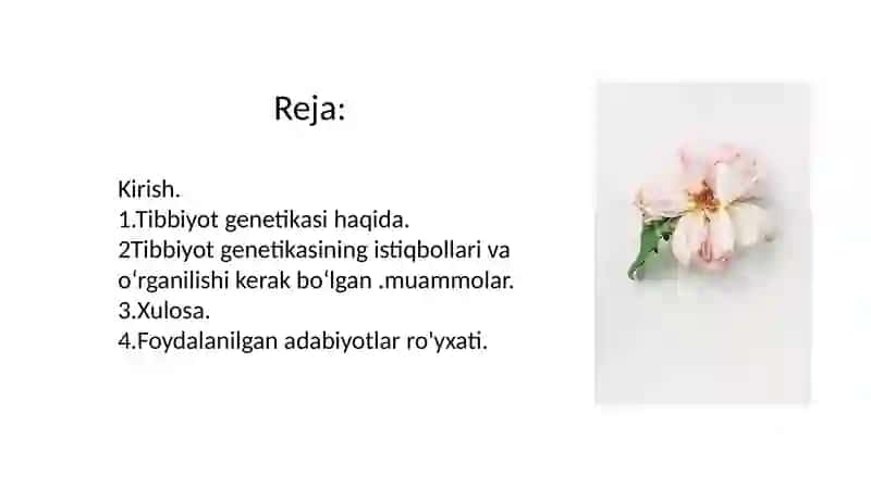 Tibbiyot genetikasi 2
