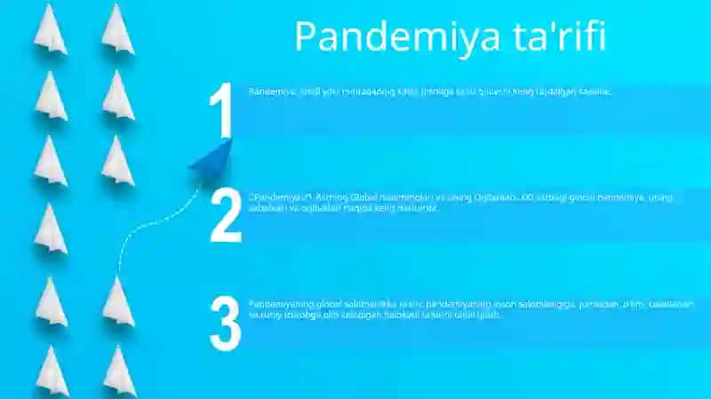 Pandemiya 21-Asrning Global Muammosi Va Uning Oqibatlari 2