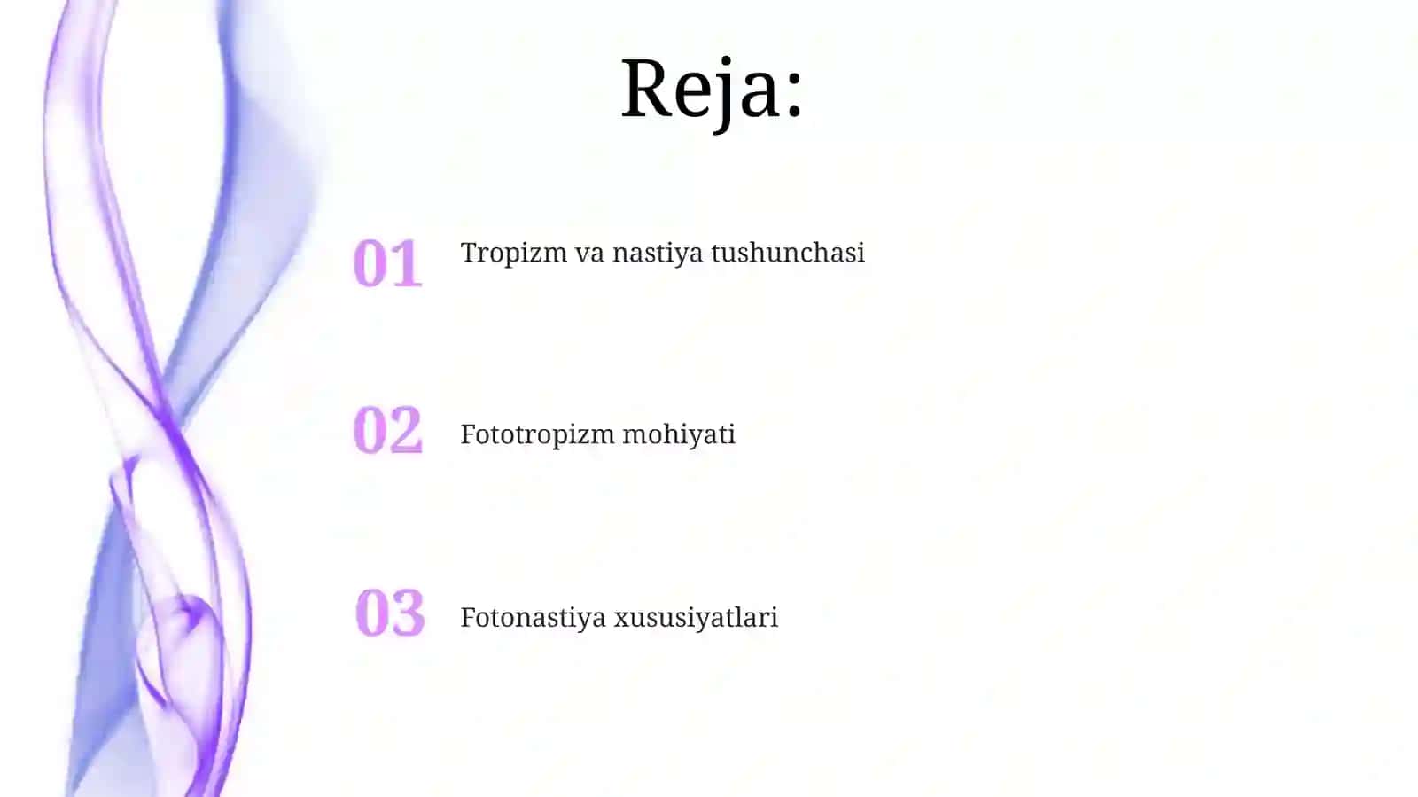 Oʻsinliklarda fototropizm, fotonastiya va geotropizm hodisalarini oʻrganish 2