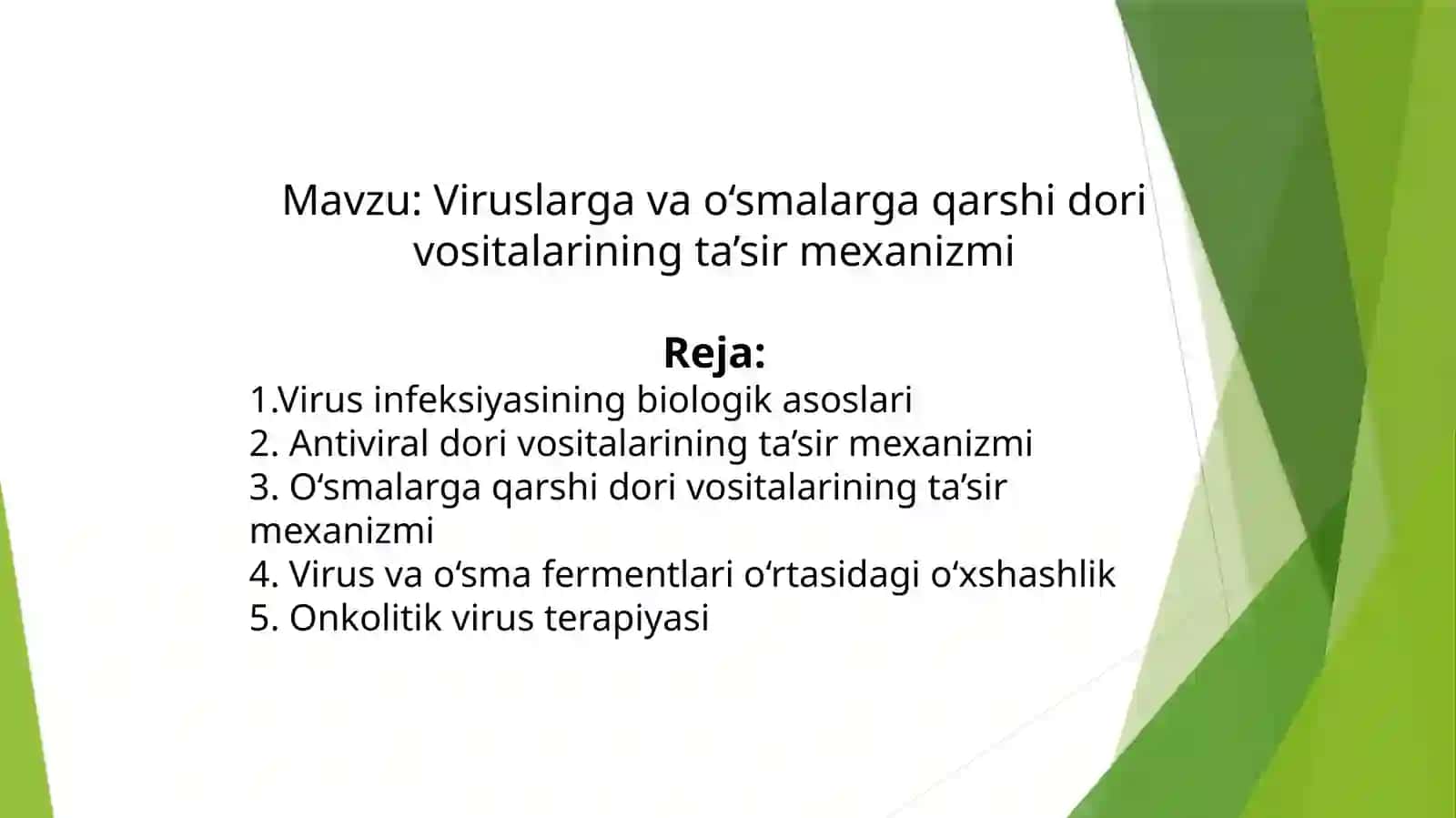 Viruslargavao‘smalargaqarshidorivositalariningta’sirmexanizmi 2
