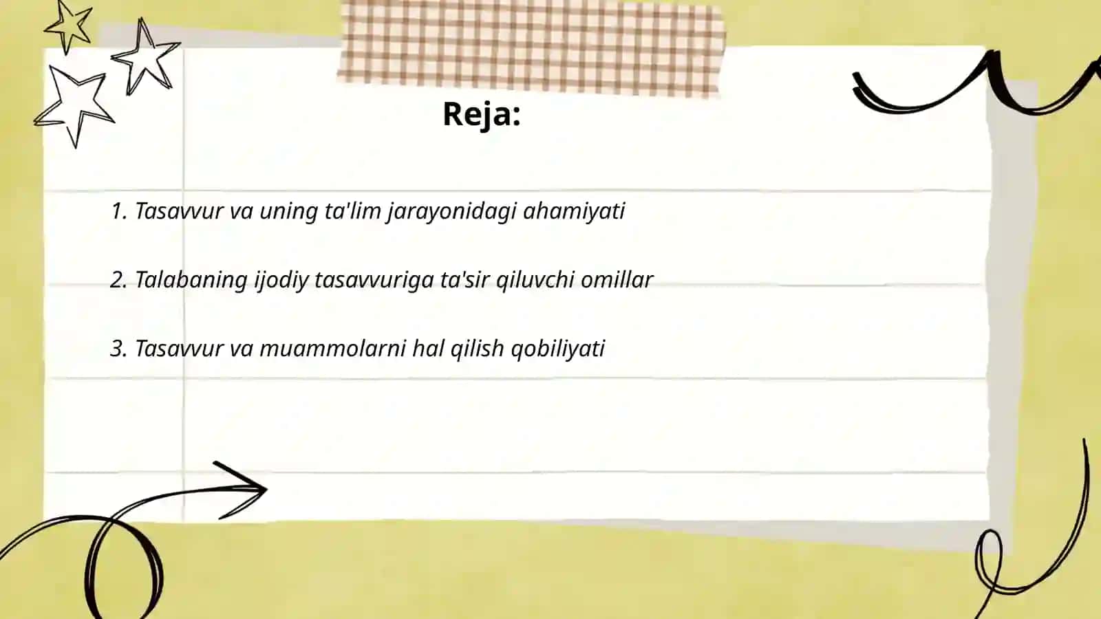 Tasavvur va uning talaba faoliyatidagi roli 2
