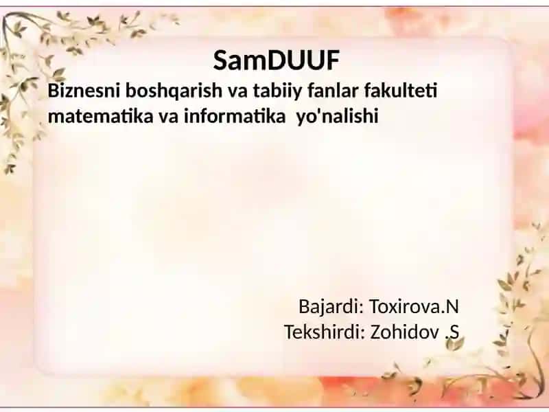 diqqat ko'lami, diqqat taqsimlanishi va shaxsdagi diqqatning rivojlanishi haqida ma'lumotlar. 2
