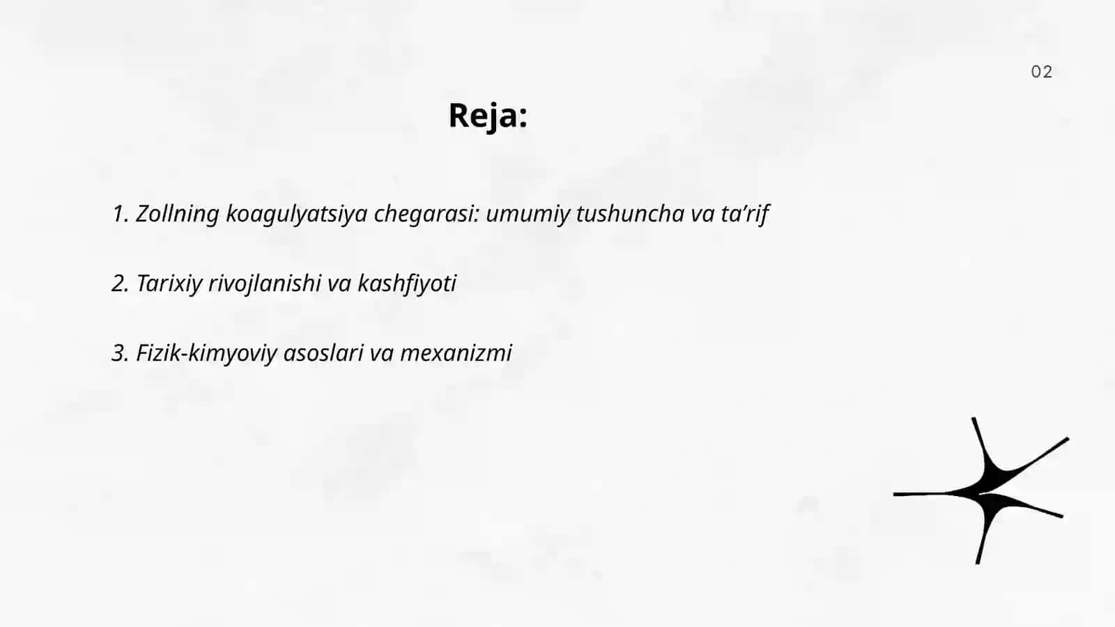 Zollning koagulyatsiya chegarasi va uni aniqlash 2