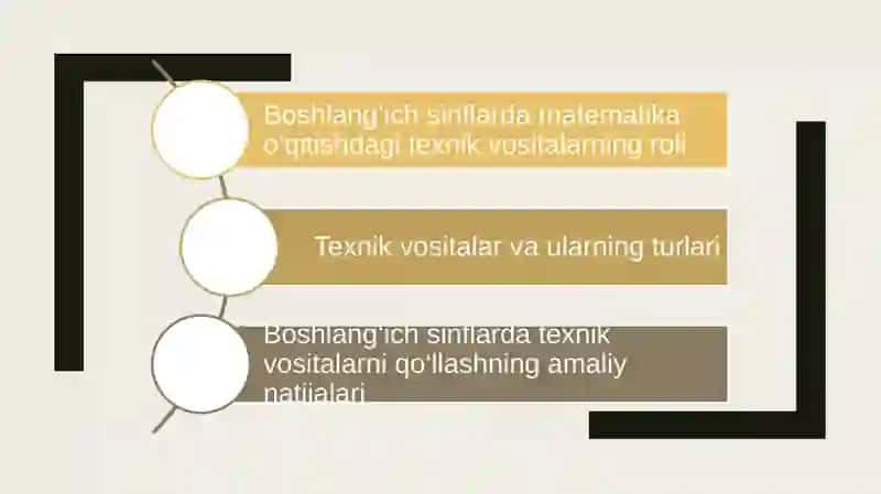 Boshlangʻich sinflarda matematika oʻqitishda texnik vositalardan foydalanish metodikasi 2