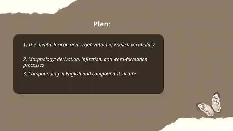 English vocabulary as a system 2