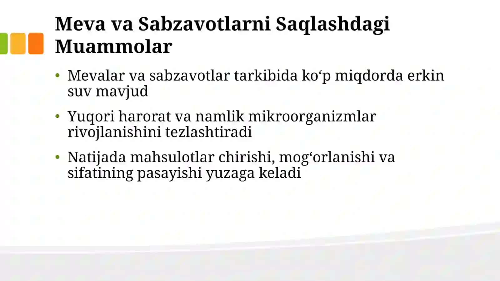 Meva va Sabzavotlarni Quritish Ahamiyati va Quritish Usullari 2