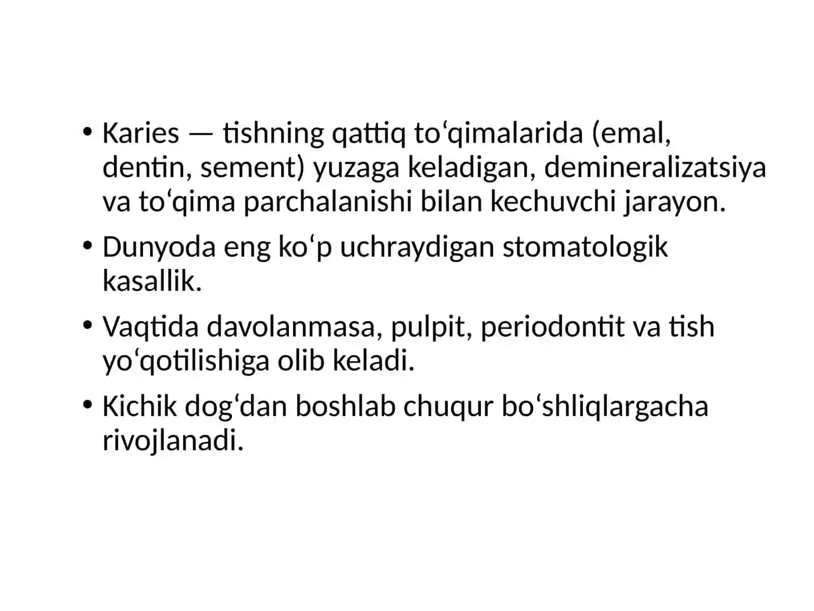 Karies 2