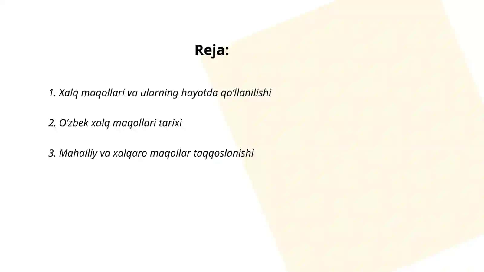 Xalq maqollari va topishmoqlar 2