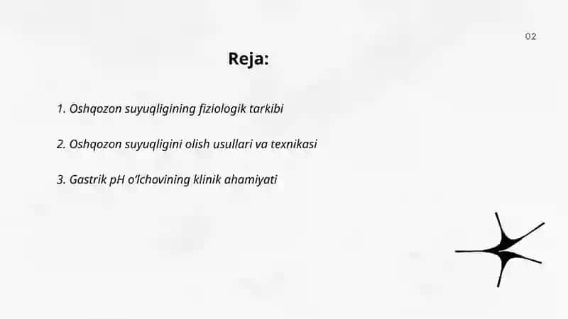 Oshqozon suyuqligi tashhisining klinik ahamiyati 2