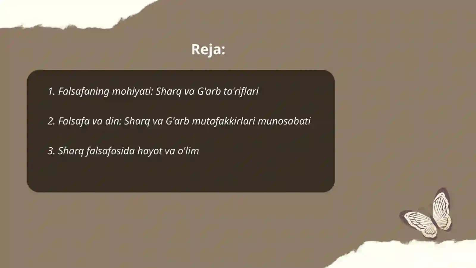 Falsafaning mohiyatiga oid Sharq va G'arb mutafakkirlarining fikrlari 2