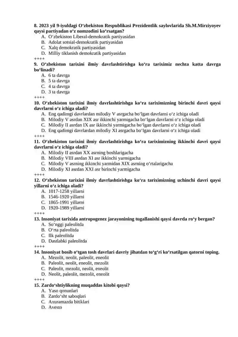 O‘zbekistonning eng yangi tarixi 2