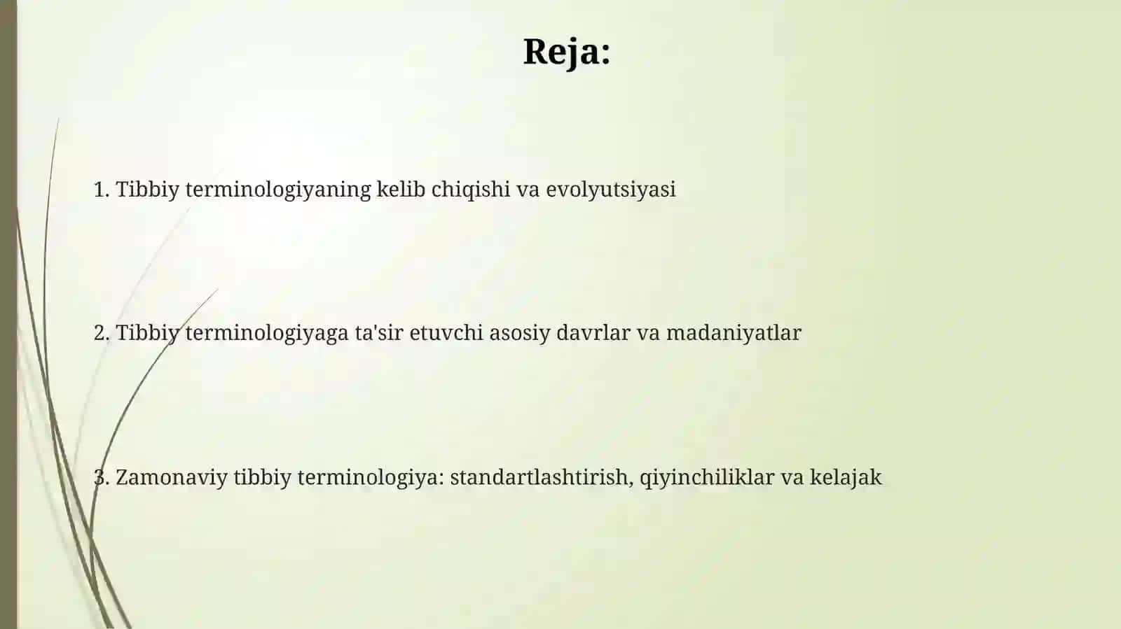 Tibbiy terminologiya tarixi 2