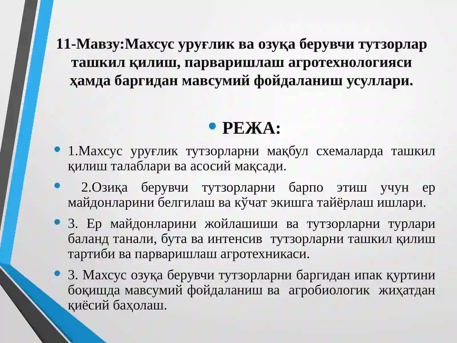 Ипакчилик асослари 2