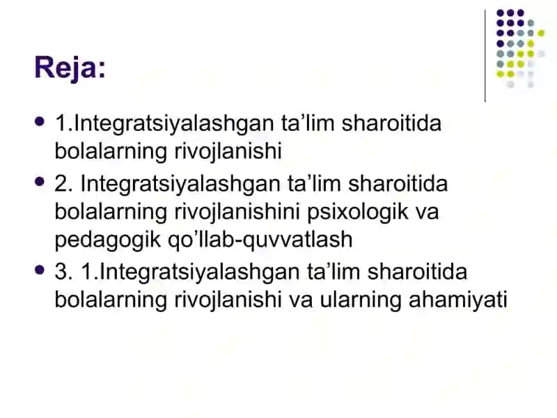 Integratsiyalashgan ta’lim sharoitida bolalarning rivojlanishini psixologik va pedagogik qo’llab-quvvatlash 2