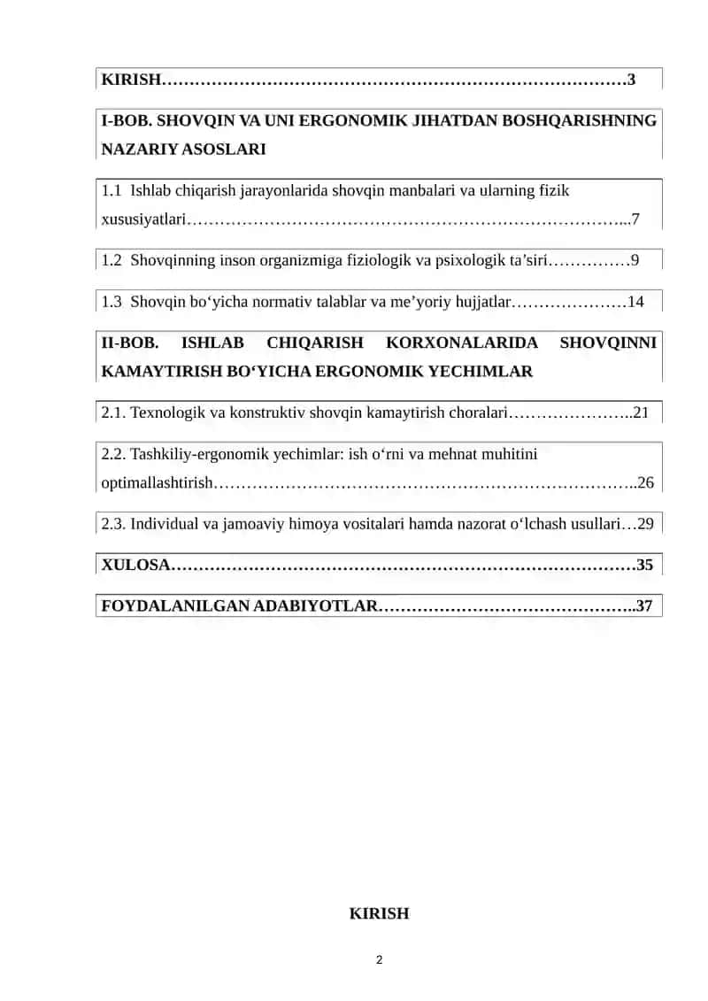 Ishlab chiqarish korxonalarida shovqin darajasini kamaytirish bo‘yicha ergonomik yechimlar 2