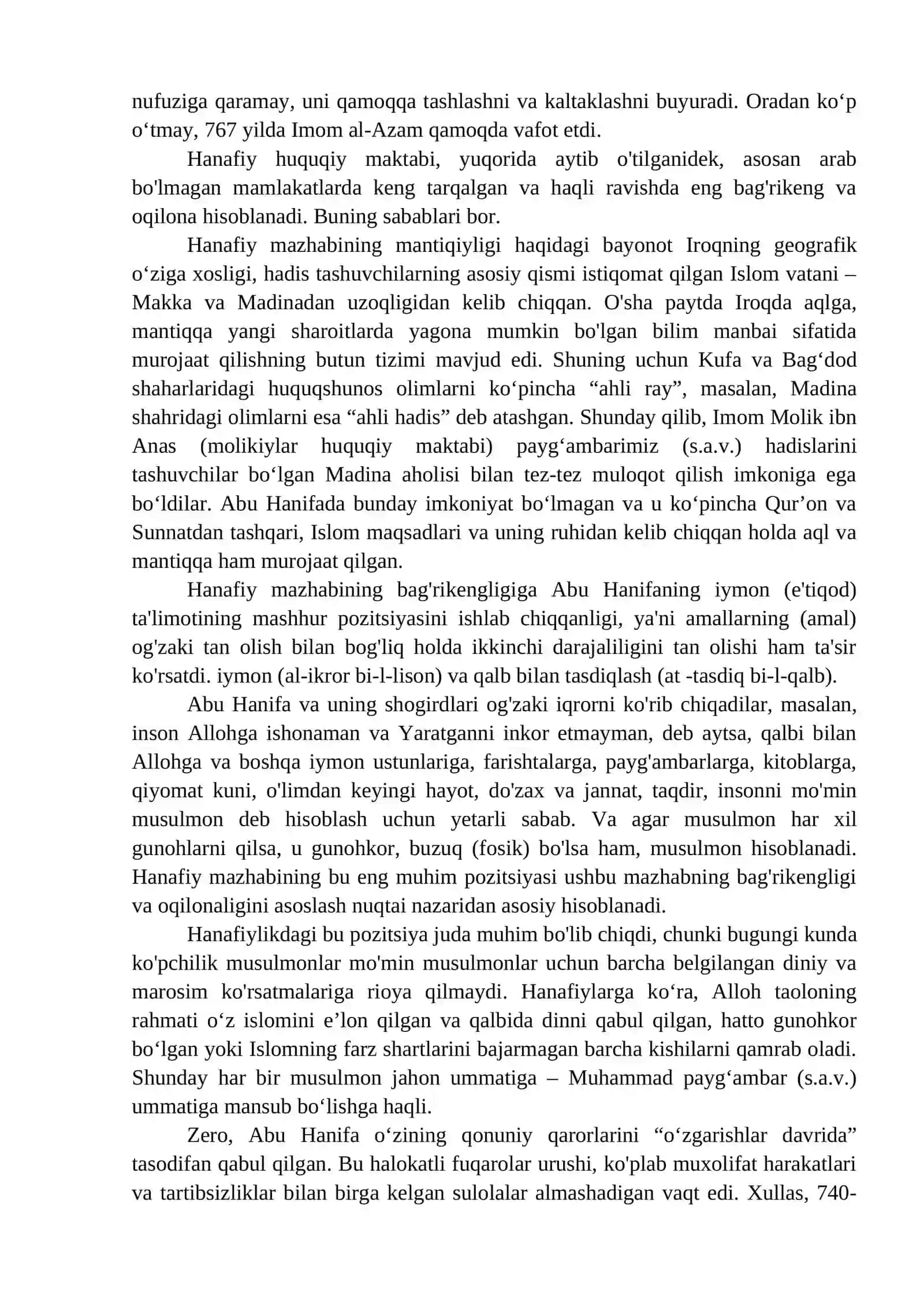 8-mavzu: MARKAZIY OSIYO TARIXIDA HANAFIYA MAZHABINING O`RNI 2