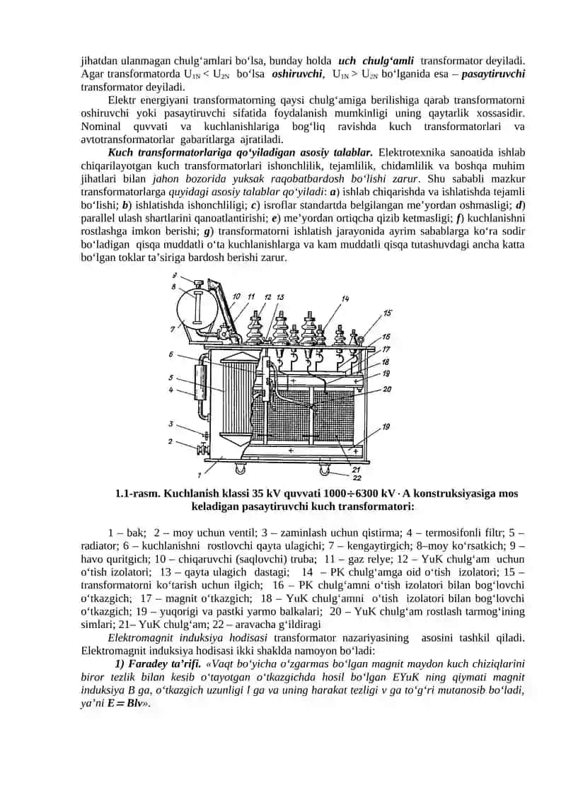 Uch fazali ikki chulg‘amli transformator ishi 2