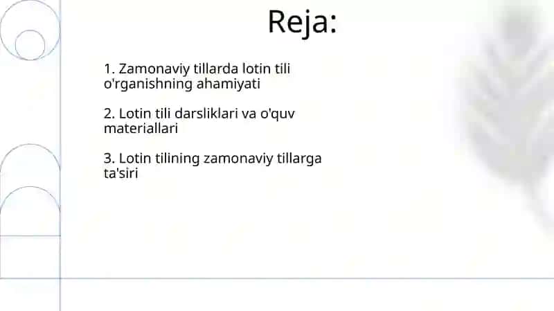 Zamonaviy tillarda-lotinshunoslik 2