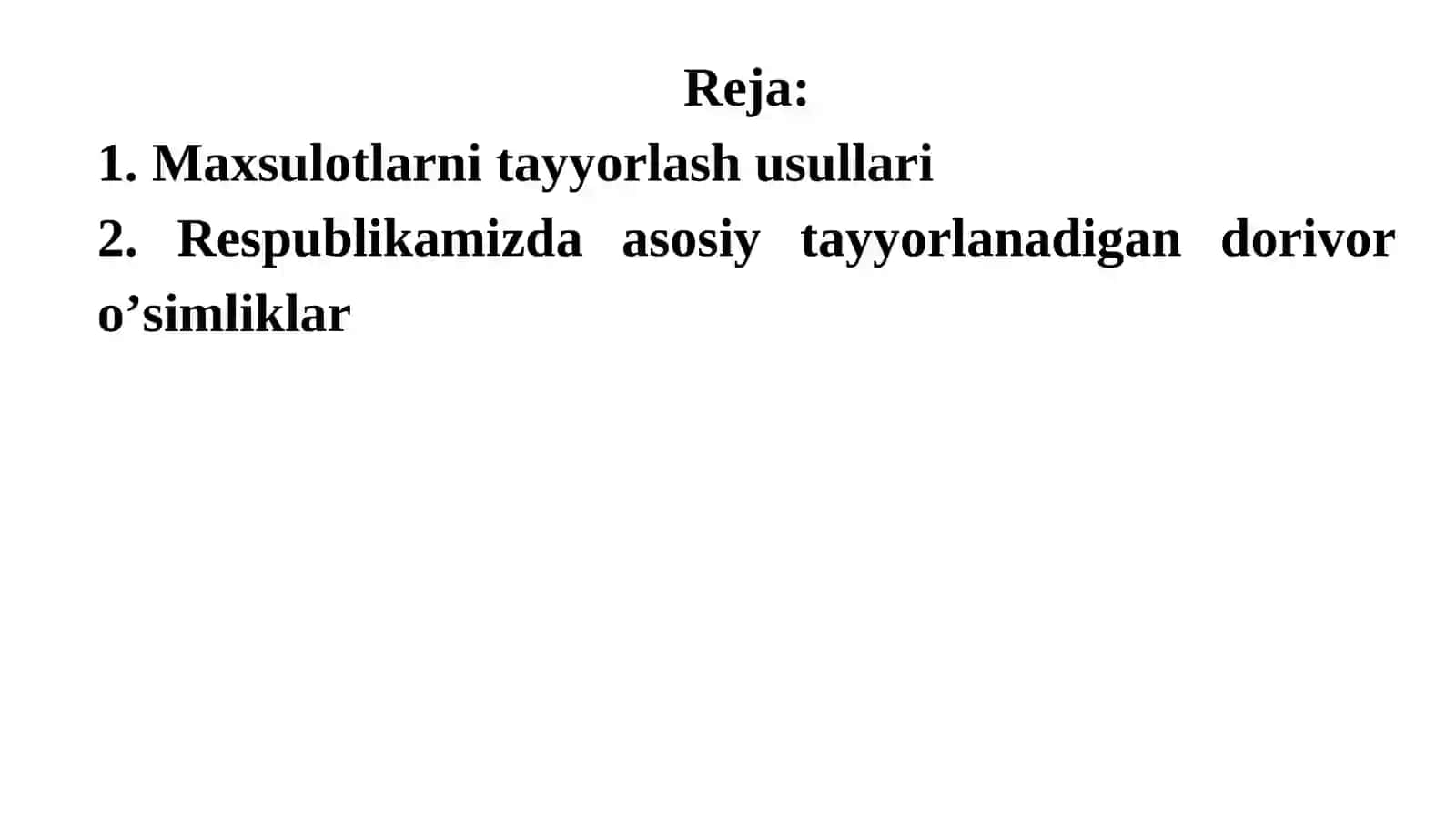 Dorivor O’simliklar Hom-Ashyosini Tayyorlash Va Birlamchi Ishlov Berish Usullari 2