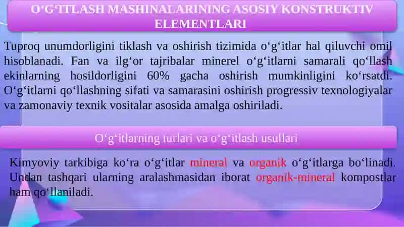 Mineral o‘g‘it sepgichni ishga tayyorlash va ishlatishni o‘rganish 2