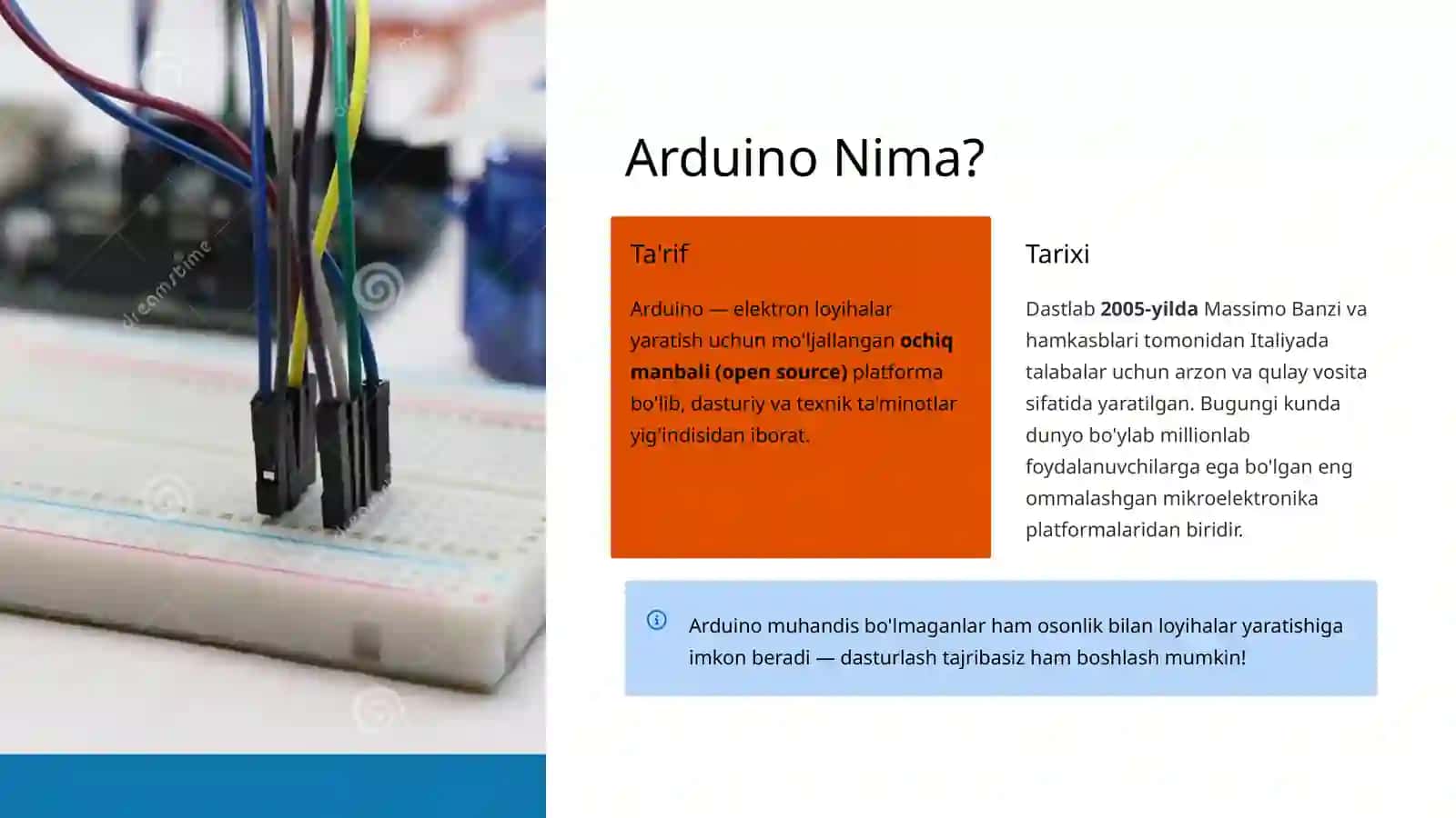 Arduino Platformasi: Innovatsiyalar uchun Keng Imkoniyatlar 2